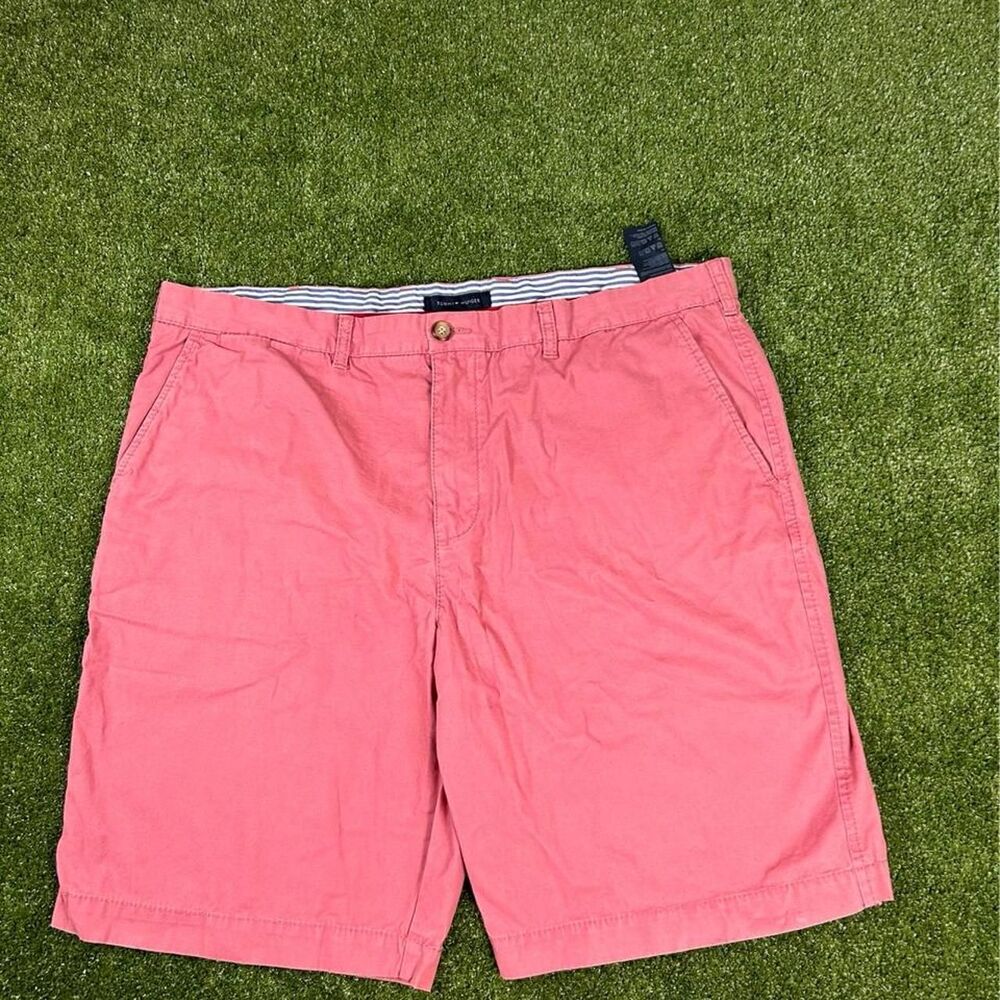 Tommy-hilfiger Men's Pink and Orange Shorts